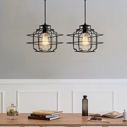 Retro Designer Metall Pendelleuchte