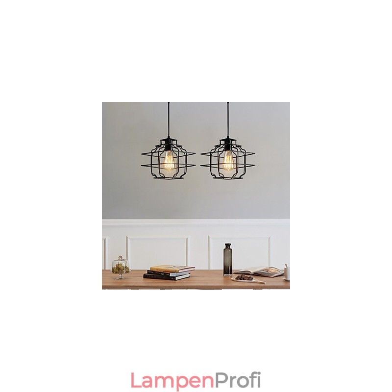 Retro Designer Metall Pendelleuchte