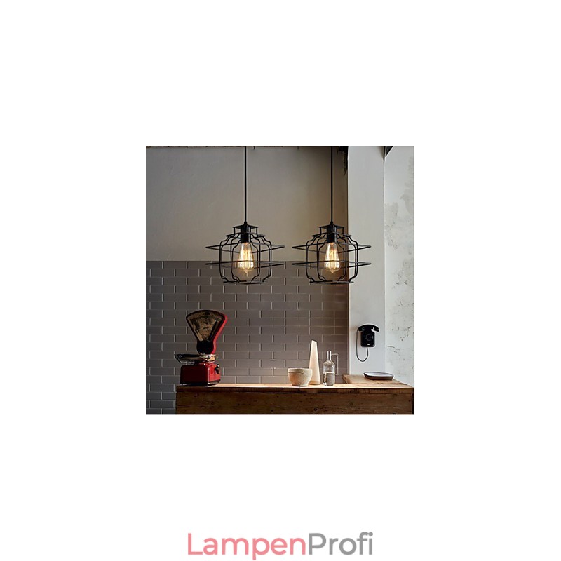 Retro Designer Metall Pendelleuchte