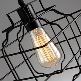 Retro Designer Metall Pendelleuchte