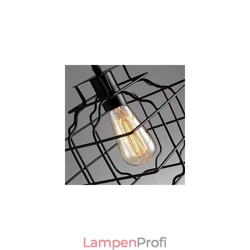 Retro Designer Metall Pendelleuchte