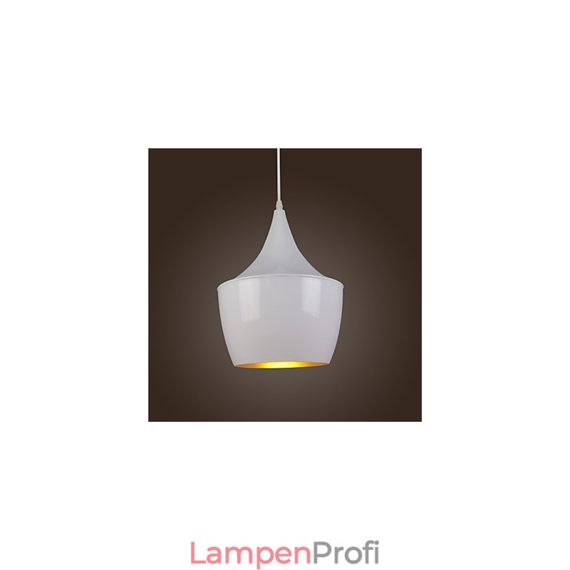 Pendelleuchte Retro Vintage Tom Dixon Design Schwarz Weiß Typ Cafe Pendelleuchten