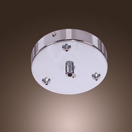 Künstlerische 6-flammige Kristall-Pendelleuchte mit Glasschirm