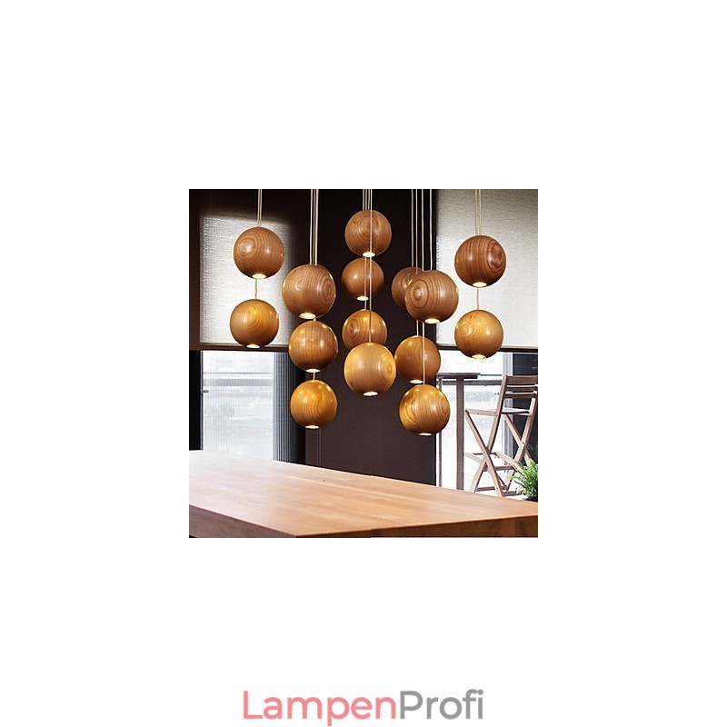 Pendelleuchten Mini-Stil Laterne Holz Bambus