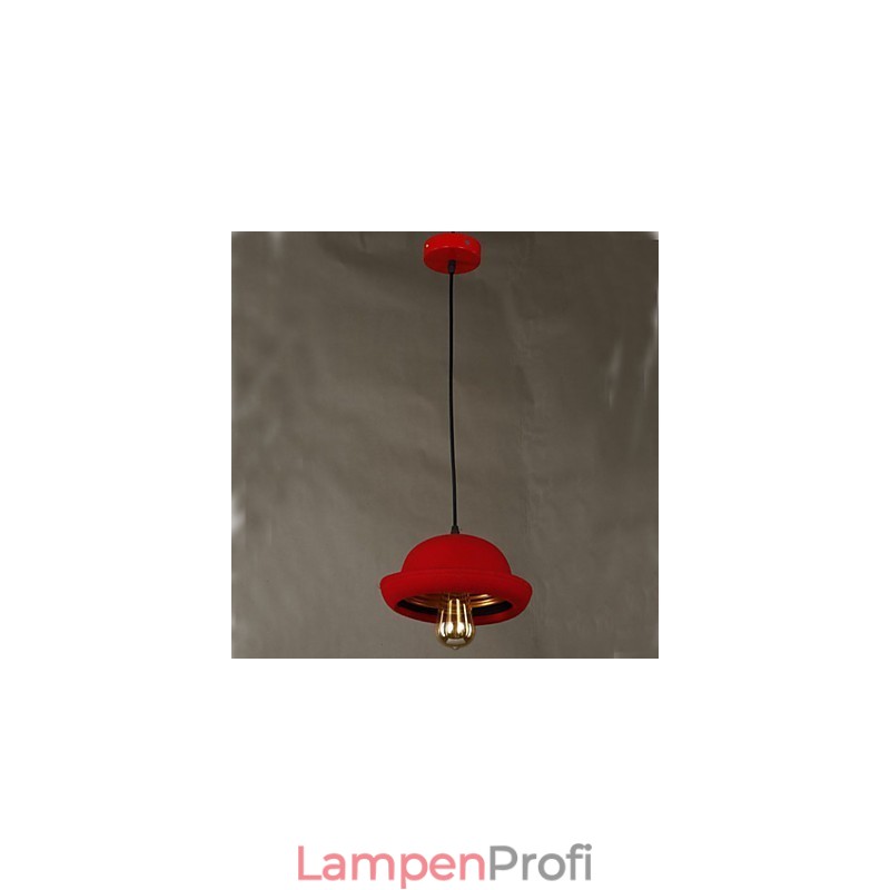 Hat Pendant Cafe Design Schwarzer Kronleuchter