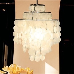 LAMP Minimalistischer Muschel-Kronleuchter Den Kronleuchter