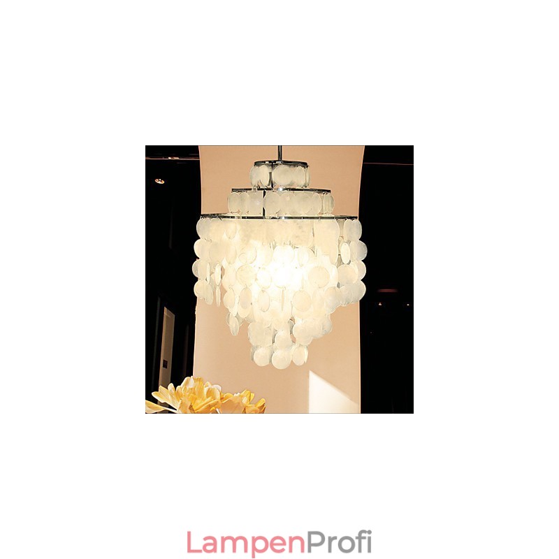 LAMP Minimalistischer Muschel-Kronleuchter Den Kronleuchter