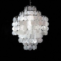 LAMP Minimalistischer Muschel-Kronleuchter Den Kronleuchter