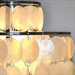 LAMP Minimalistischer Muschel-Kronleuchter Den Kronleuchter