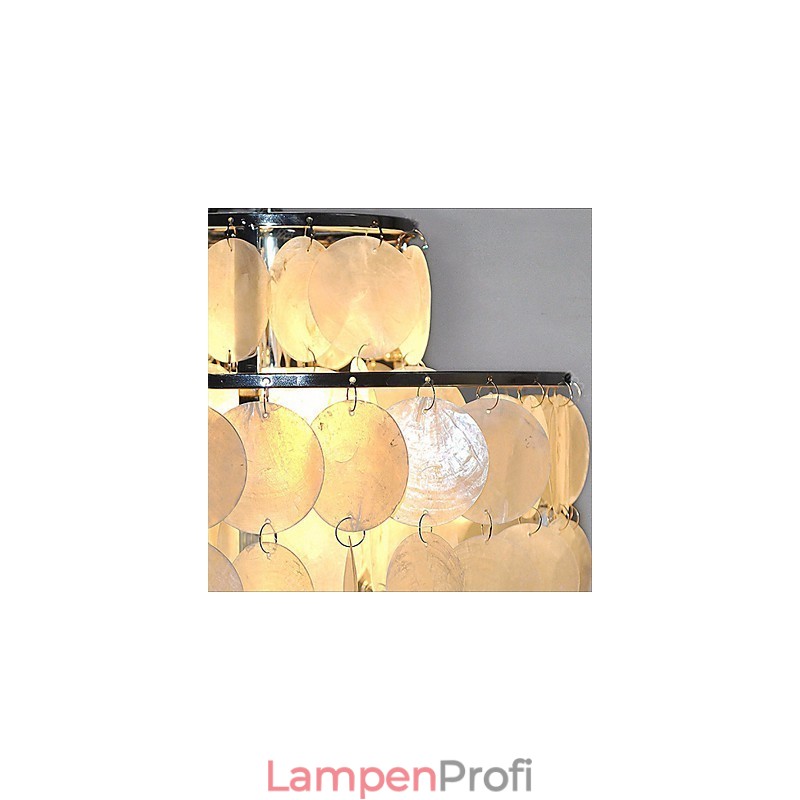 LAMP Minimalistischer Muschel-Kronleuchter Den Kronleuchter