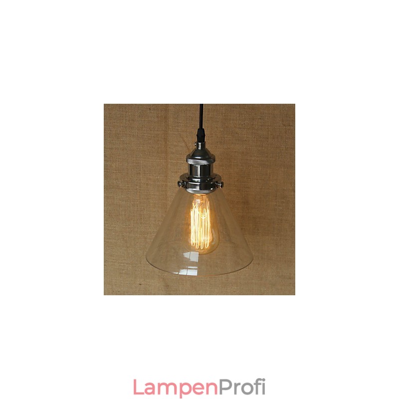 Traditionelle klassische Vintage Retro Country Globe Pendelleuchte