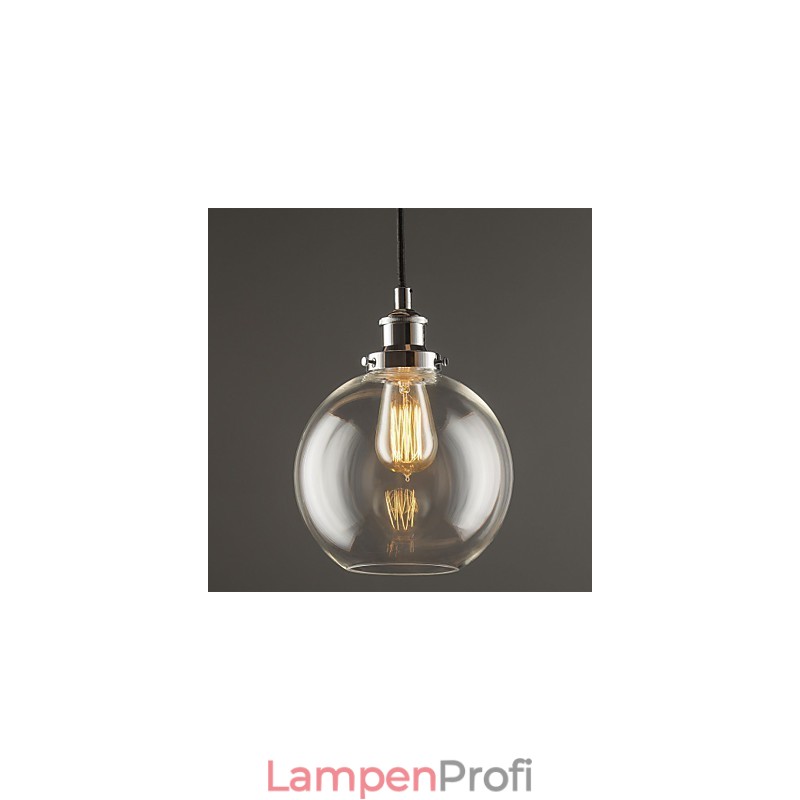 Traditionelle klassische Vintage Retro Country Globe Pendelleuchte