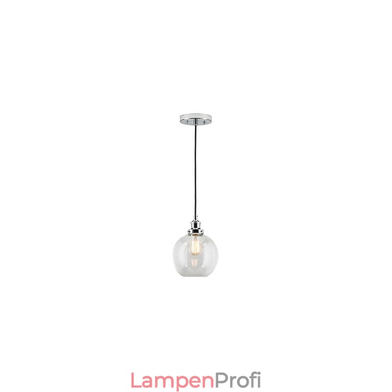 Traditionelle klassische Vintage Retro Country Globe Pendelleuchte