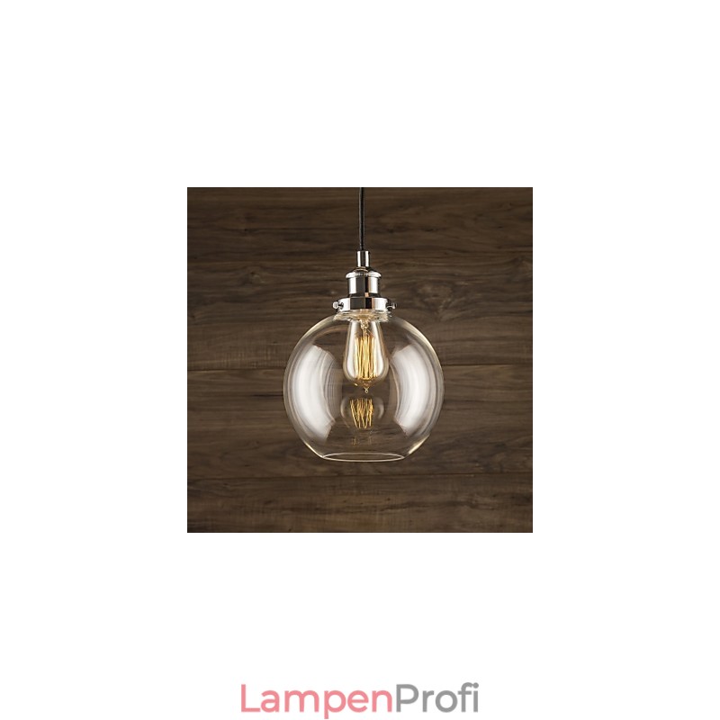 Traditionelle klassische Vintage Retro Country Globe Pendelleuchte