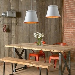 Klassische rustikale Lodge Vintage Mini-Stil Malerei Metall Pendelleuchte