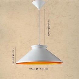 Traditionelle Pendelleuchte aus Metall im Mini-Stil im Vintage-Retro-Stil