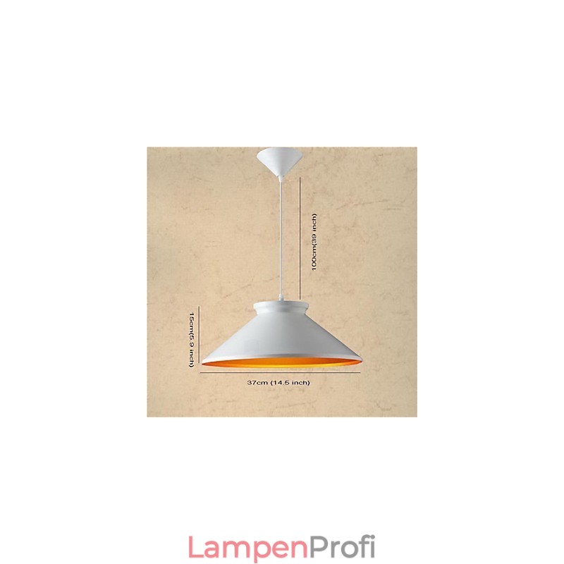 Traditionelle Pendelleuchte aus Metall im Mini-Stil im Vintage-Retro-Stil