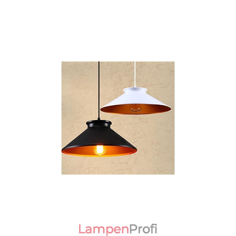 Traditionelle Pendelleuchte aus Metall im Mini-Stil im Vintage-Retro-Stil