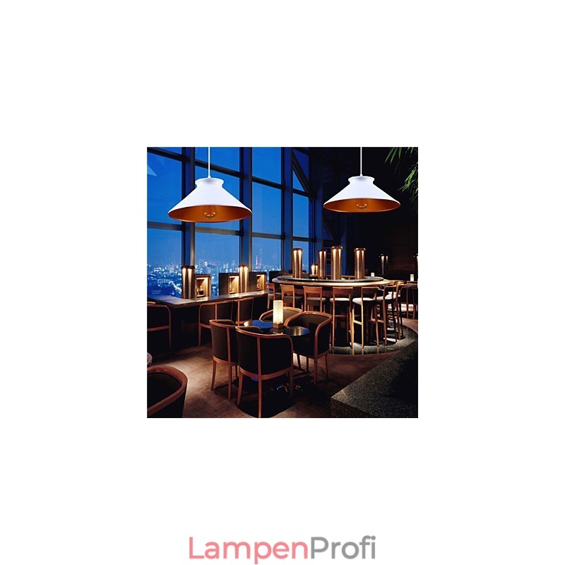 Traditionelle Pendelleuchte aus Metall im Mini-Stil im Vintage-Retro-Stil