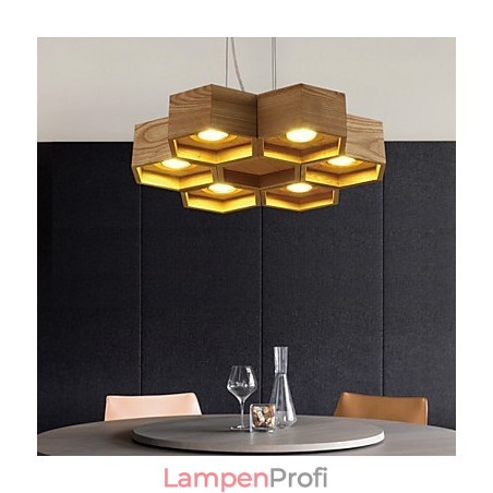 Pendelleuchten Country Holz Bambus