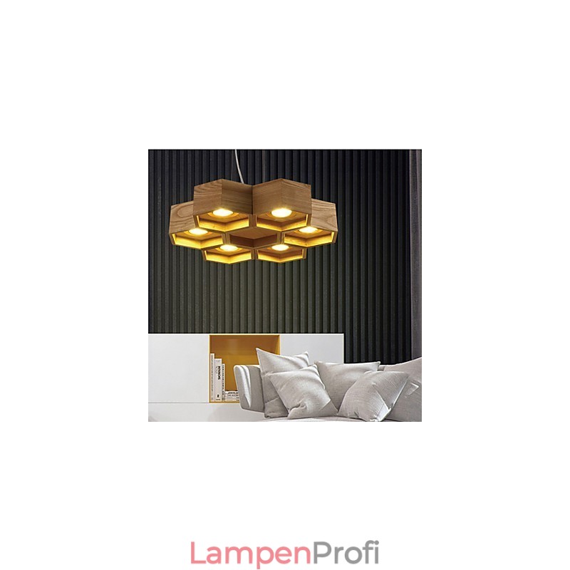 Pendelleuchten Country Holz Bambus