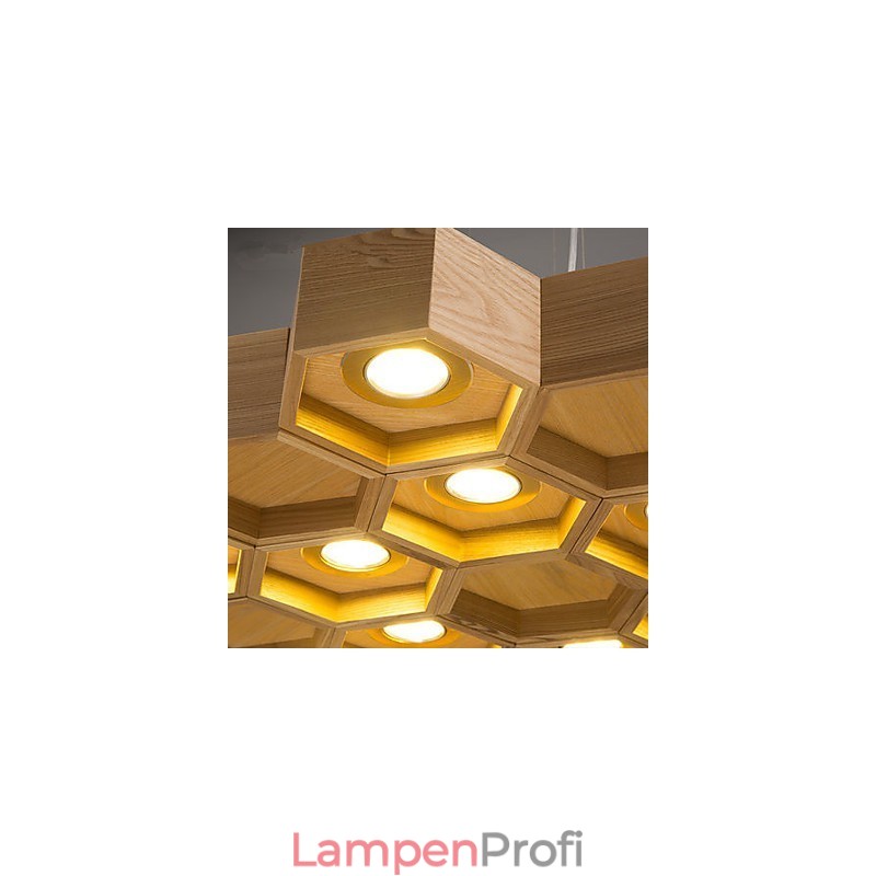 Pendelleuchten Country Holz Bambus