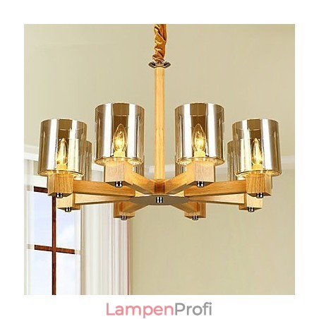 Pendelleuchten Country Holz Bambus