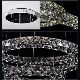 Kristall Pendelleuchte Moderne Einzel D40CM Drei Seiten K9 Kristall Innen Deckenleuchten Lampe Leuchten