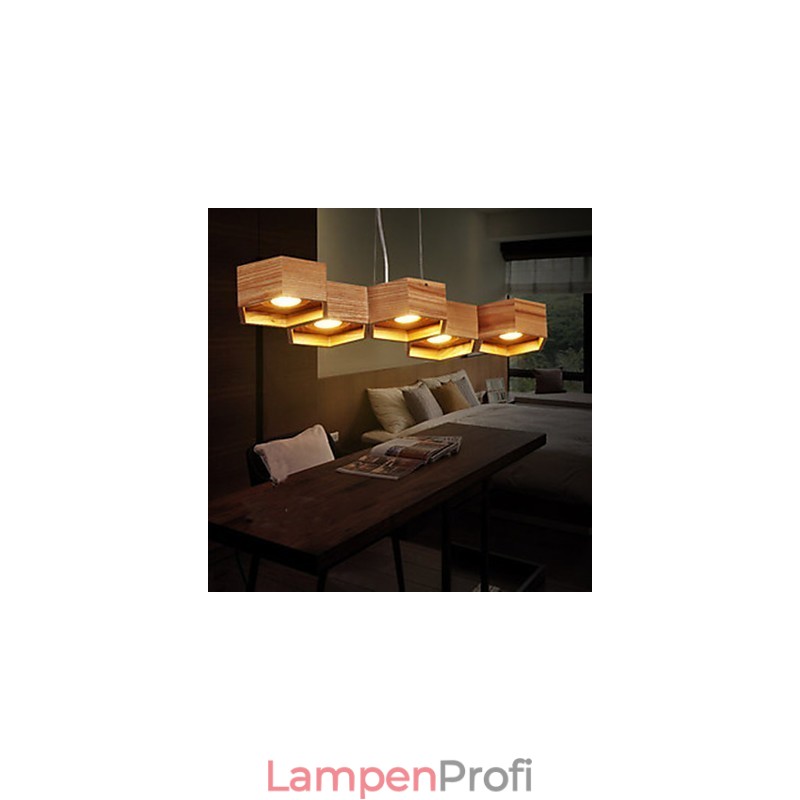 Pendelleuchten Country Holz Bambus