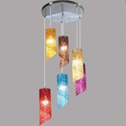 Kopf Zylindrischer runder langer Aluminiumzylinder Kreative Lampen