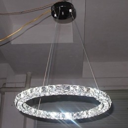Kristall Pendelleuchte Moderne Einzel D40CM Drei Seiten K9 Kristall Innen Deckenleuchten Lampe Leuchten