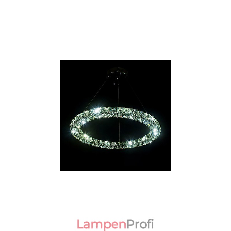 Kristall Pendelleuchte Moderne Einzel D40CM Drei Seiten K9 Kristall Innen Deckenleuchten Lampe Leuchten