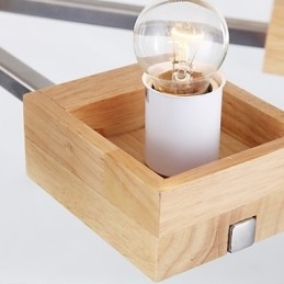 Pendelleuchten Country Holz Bambus