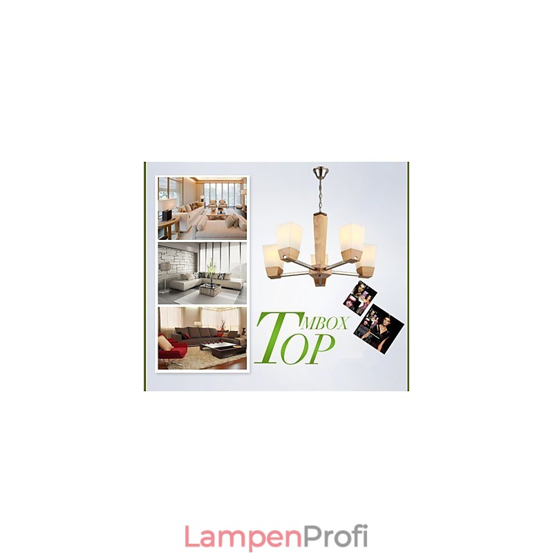 Pendelleuchten Country Holz Bambus
