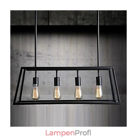 Kronleuchter aus galvanisiertem Metall im rustikalen Lodge-Mini-Stil