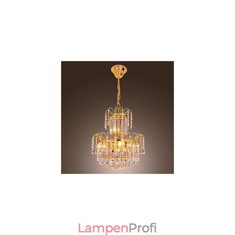 Luxuriöser Kristall-Kronleuchter mit 7 Lichtern