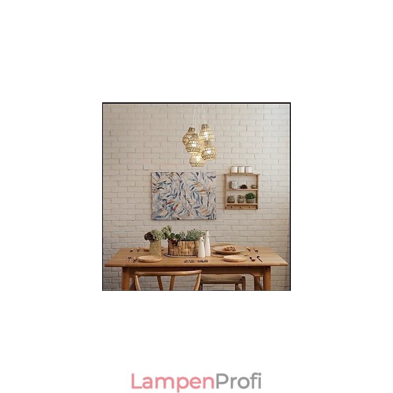 Käfigseil Kreativer RETRO Art 5-Kopf-Kronleuchter