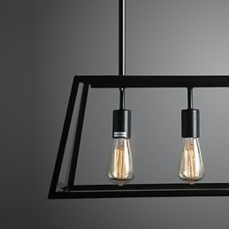 Kronleuchter aus galvanisiertem Metall im rustikalen Lodge-Mini-Stil