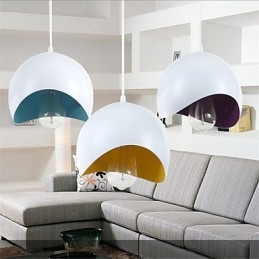 Moderne Pendelleuchte im zeitgenössischen Mini-Stil mit Gemälde