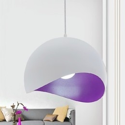 Moderne Pendelleuchte im zeitgenössischen Mini-Stil mit Gemälde