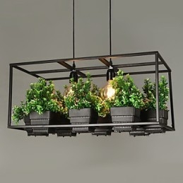Moderne Pendelleuchte im zeitgenössischen dekorativen Design (ohne Pflanzen)