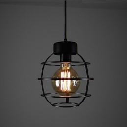 Retro Designer Metall Pendelleuchte