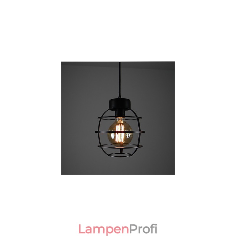 Retro Designer Metall Pendelleuchte
