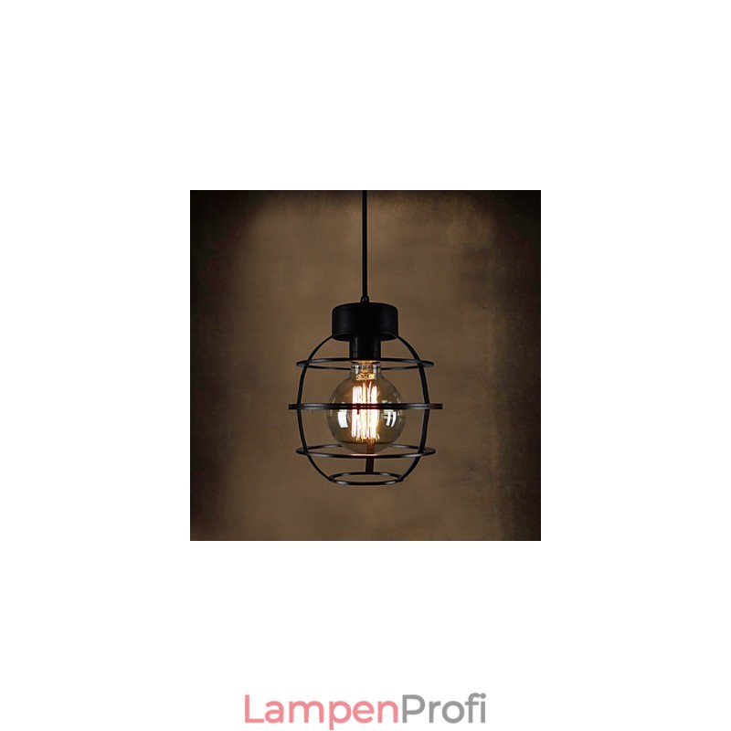 Retro Designer Metall Pendelleuchte