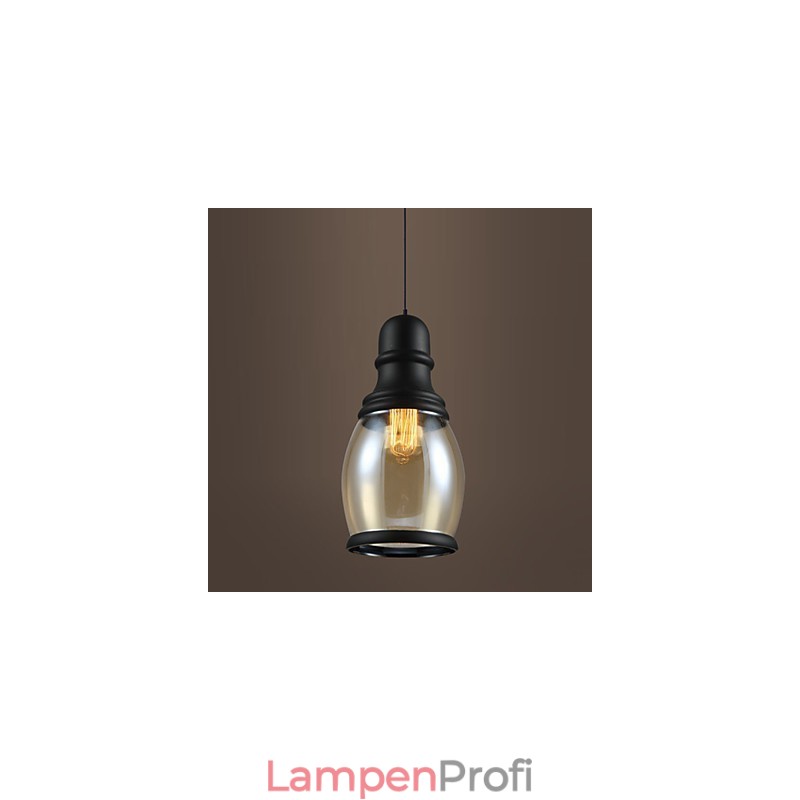 Retro Beleuchtung Loft Lichter Glas Pendelleuchte