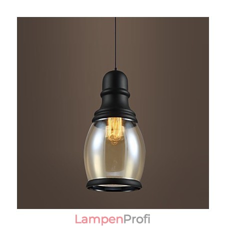 Retro Beleuchtung Loft Lichter Glas Pendelleuchte