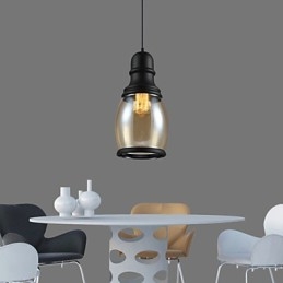 Retro Beleuchtung Loft Lichter Glas Pendelleuchte