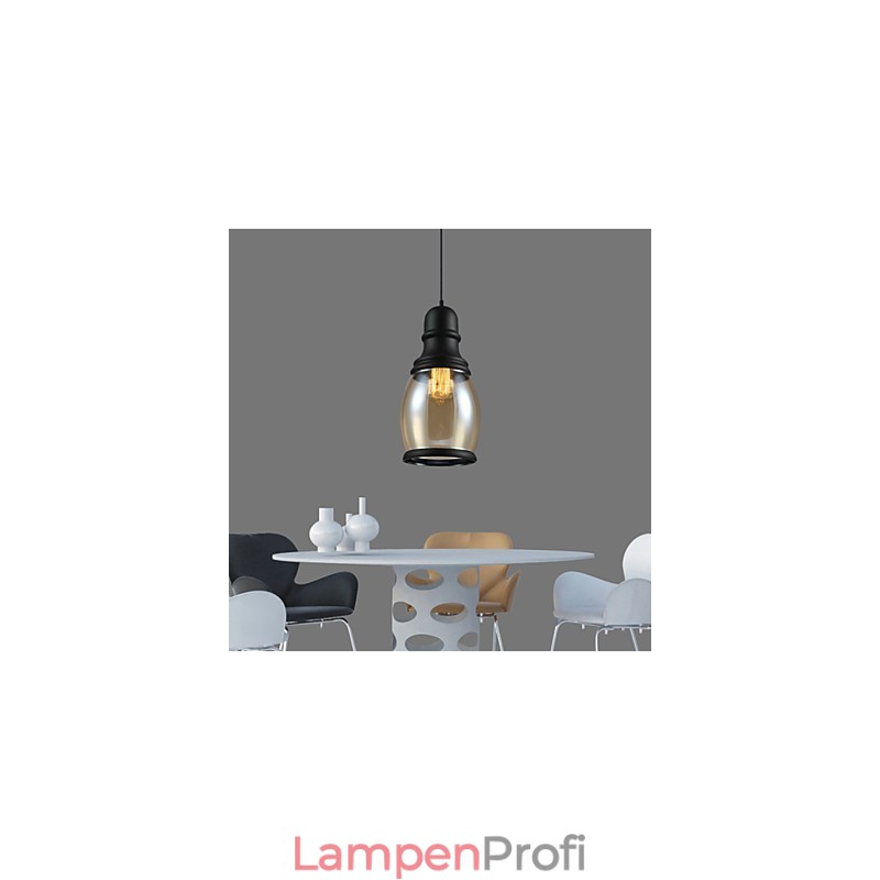 Retro Beleuchtung Loft Lichter Glas Pendelleuchte
