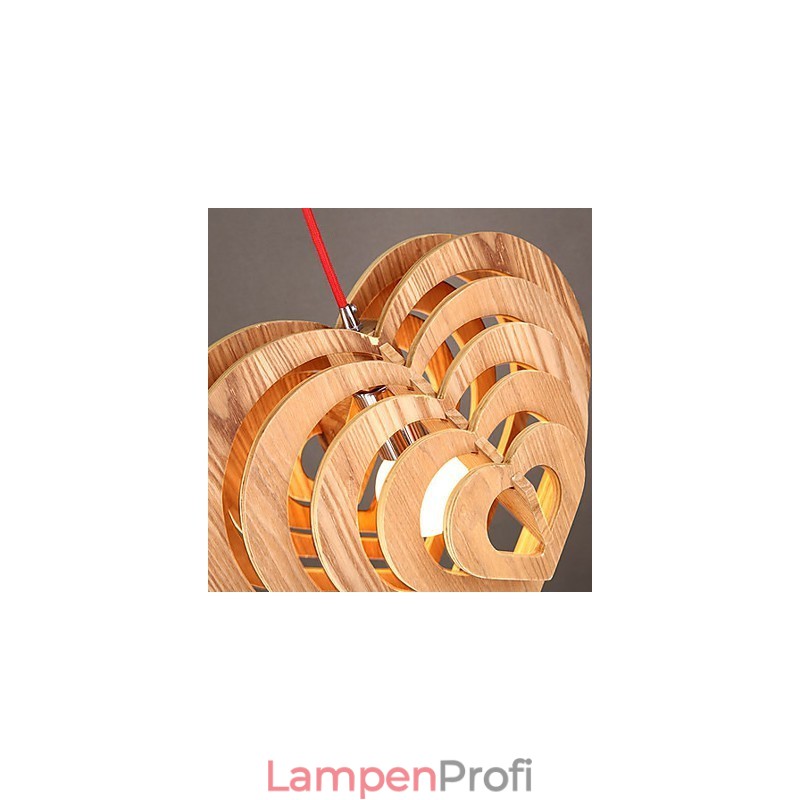 Kronleuchter Mini Stil Laterne Holz Bambus