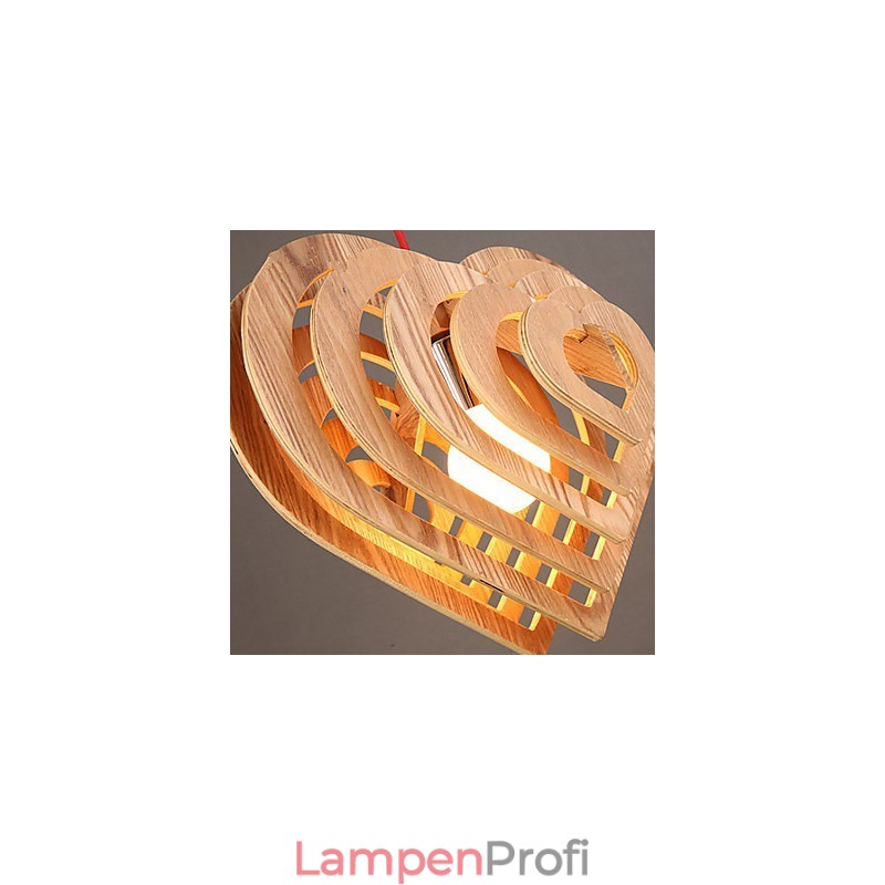 Kronleuchter Mini Stil Laterne Holz Bambus